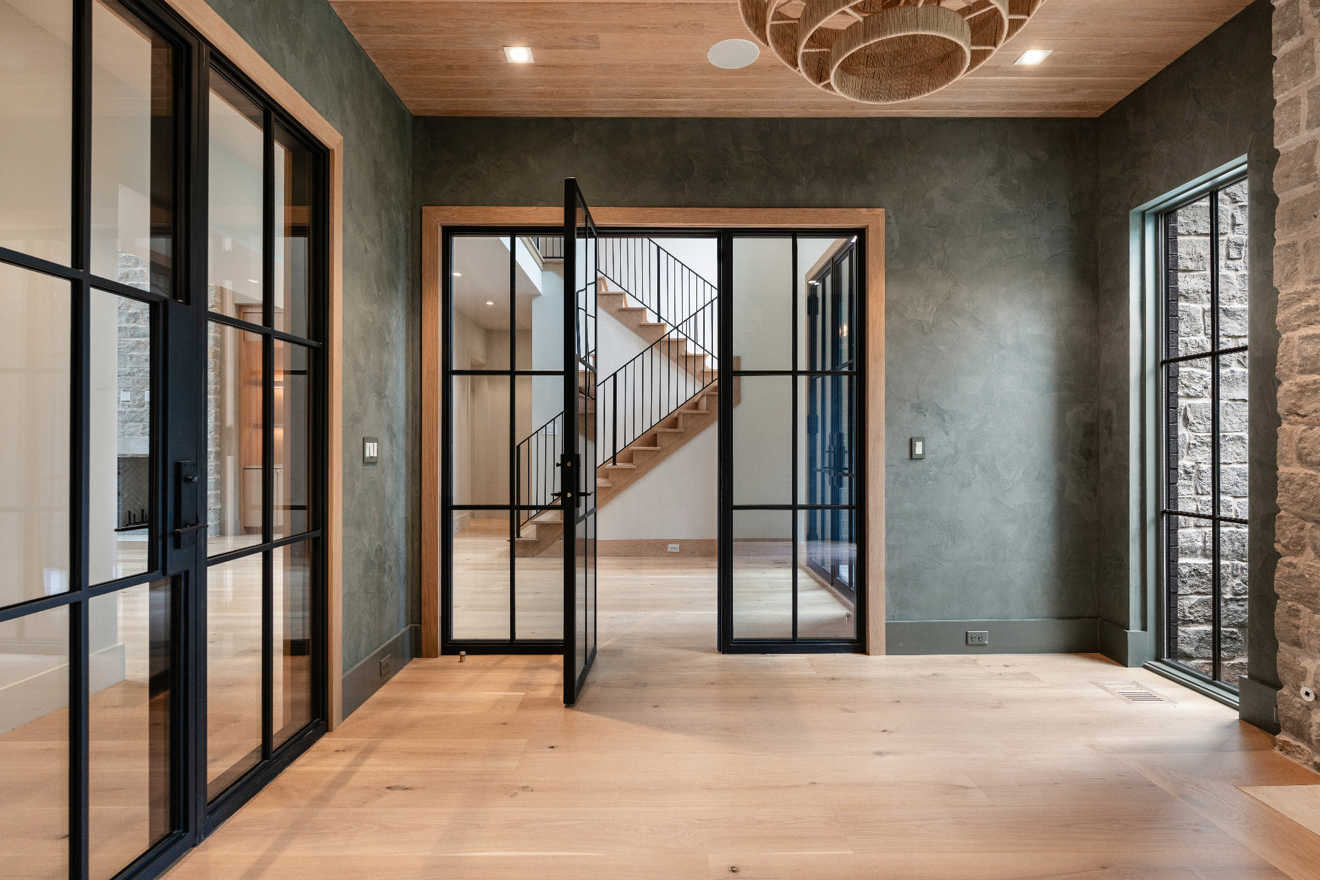 Architectural staircase detail